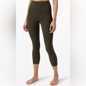 21” Army Green Align Lululemon Leggings